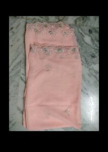 Peach Embroidered Kurta