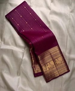 Elegant Purple Soft Banarasi Silk Saree