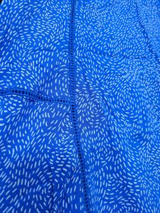 Blue Patterned Tank Top