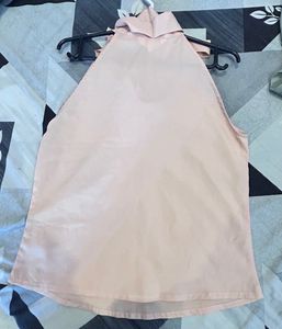 Beige Knot Top