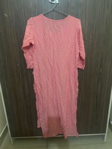 Kurta in Peach Colour