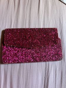 Sparkly Pink flap  phone case