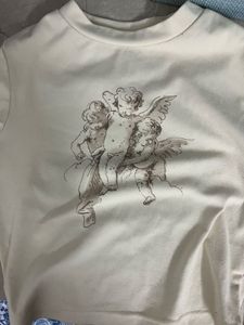 Angel Print Long Sleeve Top