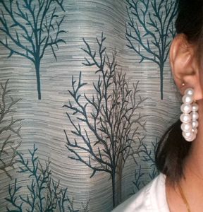 Pearl Hoop Earrings