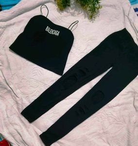 BalenciagaTop With Tight Leggings