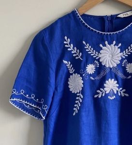 Zara Pure Linen Tunic/Dress