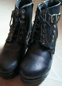 Chunky Heel Ankle Boots