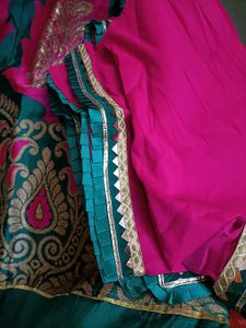 New Unused Designer 3 Piece Lahanga Choli