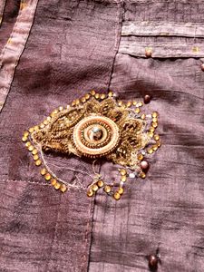 Grey Colour Saree