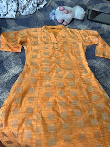 Orange Kurta