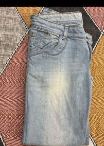 Combo Of 2 Branded Blue Denim Jeans And 1 Tunic