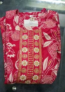 Elegant Floral Print Kurta Set