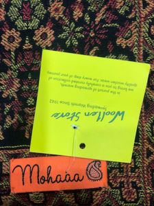 Elegant Black Wollen Shawl