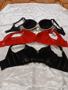 Combo For Stylish Bra ❤️🖤❤️