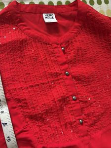Vero Moda Tomato Red Blouse
