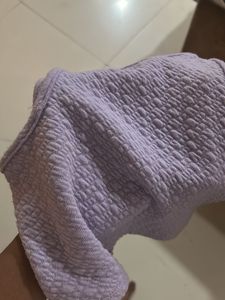 Cute lavender Crop Top