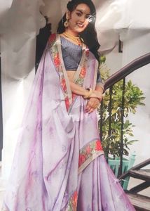 Elegant Floral Saree