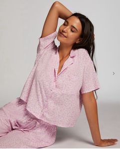 Floral Pajama Set (M) Top And Bottom