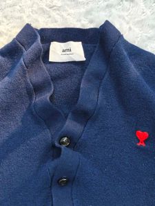 AMI ❤️ Paris Navy Cardigan