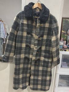 Plaid Toggle Coat