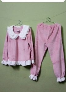 New/Unused Korean Fluffy Soft Wool Cord Set