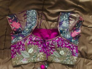 Pure Banarasi Zardosi Work Blouse