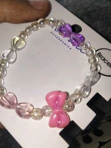 Beaded Bow Bracelet