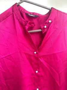 Outryt Hot pink shirt Dress