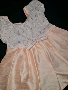 1 And 2 year Pack Of 3 Frock For Baby Girl