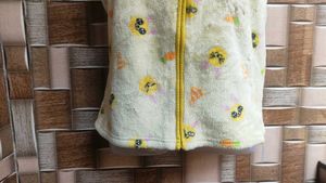 Cute Character Print Sleeveless Sweater