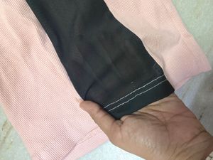 Pink Flared Gym Pants