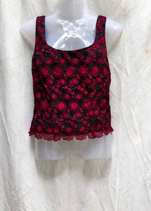 59259. Floral Lace Tank Top