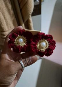 Daisy Crochet Keychain