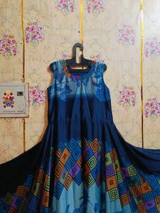 🇳🇿💫🎀Elegant Navy Blue Ethnic Gown