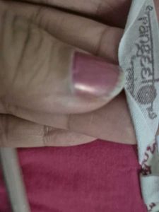PINK Daily Wear Kurta With Printed Sleeves