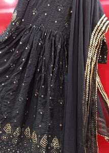 Black Sequence Gown