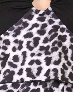 Shien Chic Animal Print Mini Dress