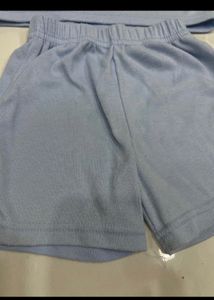 Blue Tshirt And Shorts set