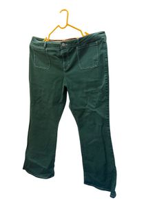 Green Bootcut Jeans