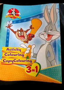 Loony Tunes 3 In 1 Activity, Copy Coloring, Color