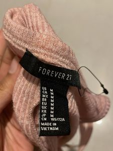 Pink Ribbed Fit &amp; Flare Dress