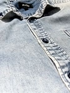 Zudio Jeans Shirt ....... ✅