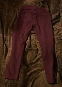 Burgundy USA Flag Joggers