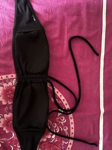 Black Bandeau Bikini Top