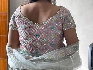 🔥 Multicolour Gotta patti Work Jaipuri Lahenga🔥