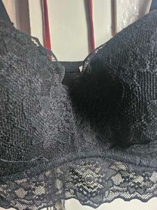 Victoria&#39;s Secret Push up Black Lace Bralette