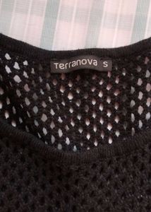 Black Terranova Off-Shoulder Top