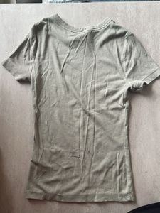 H&amp;M Light Green Fitted Top
