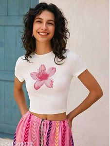 Floral Print Crop Top