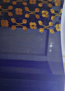 Beautiful Navy Blue Saree